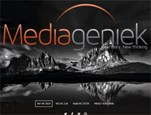 Tablet Screenshot of mediageniek.nl
